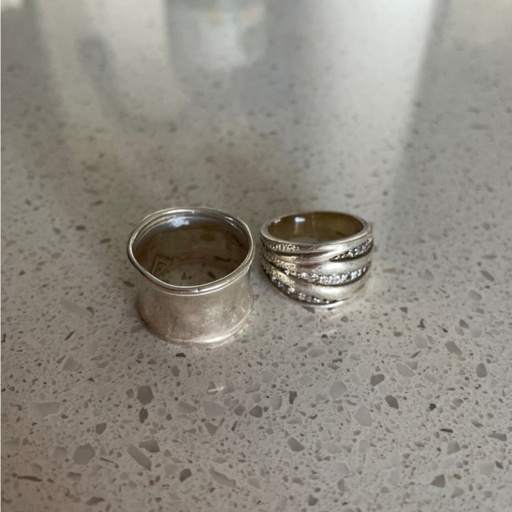 Silpada sterling silver rings